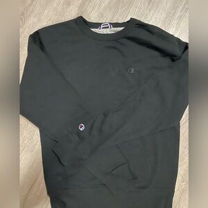 Champion crewneck black sweatshirt